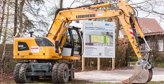 Neues Wohngebiet entsteht (Foto: Martina Adler)