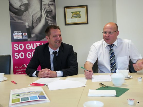 Roman Gebhardt und Marko Grosa (v.li.) (Foto: Ilka Kühn) Roman Gebhardt und Marko Grosa (v.li.) (Foto: Ilka Kühn)