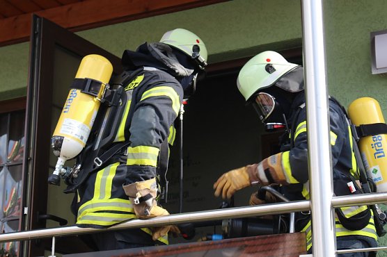 Brand in Flinsberg (Foto: Feuerwehr Heiligenstadt) Brand in Flinsberg (Foto: Feuerwehr Heiligenstadt)