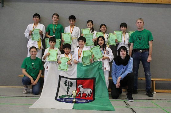 beim Nachwuchsturnier in Wanzleben (Foto: JuJutsu Verein)