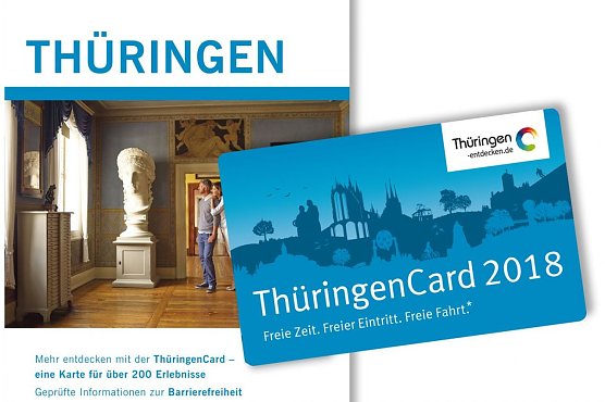 Th&uuml;ringen-Card und Reisef&uuml;hrer im Paket (Foto: TTG)