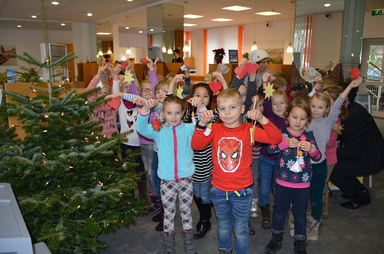 Tannenbaun geschm&uuml;ckt (Foto: Nicole Hammer)