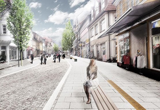Planung Fu&szlig;g&auml;ngerzone (Foto: Stadtverwaltung)
