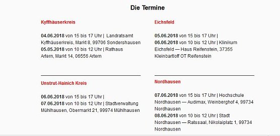 Termine, Termine (Foto: privat)