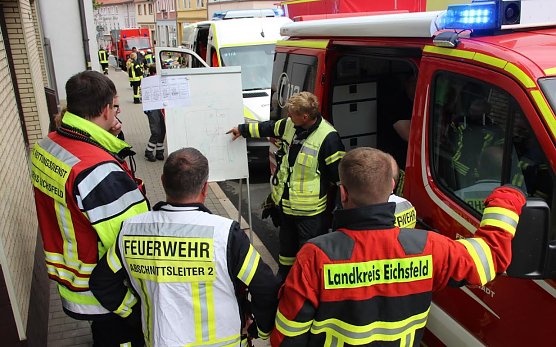 Wohnhausbrand (Foto: Feuerwehr Heiligenstadt)