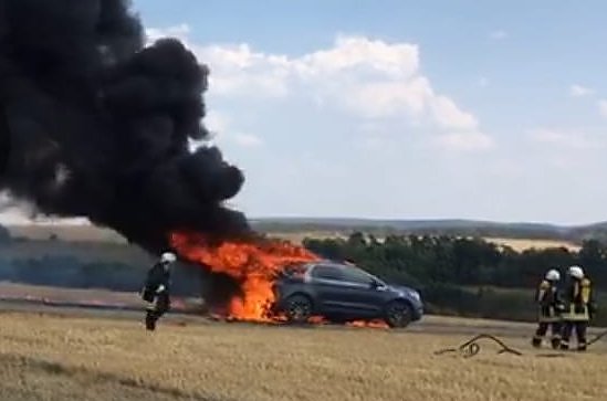 Brand in Beuren (Foto: Privat)