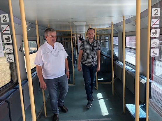 Im Trainingzug (Foto: Natalie Hünger) Im Trainingzug (Foto: Natalie Hünger)