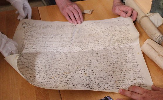 Historische Dokumente bis ins 15. Jahrhundert gefunden (Foto: Karl-Heinz Herrmann)