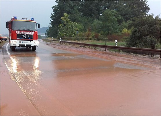 Unwetter (Foto: Feuerwehr Heiligenstadt) Unwetter (Foto: Feuerwehr Heiligenstadt)