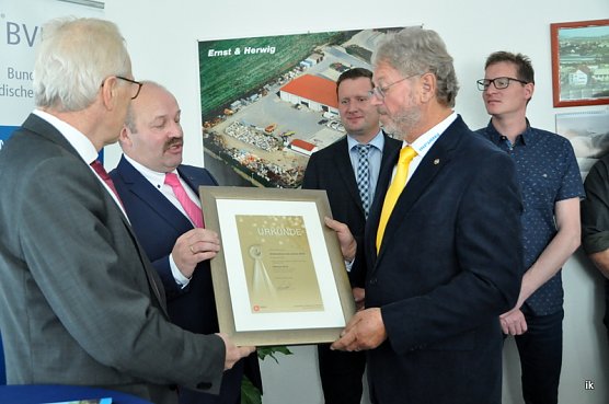 Auszeichnung (Foto: Ilka K&uuml;hn)