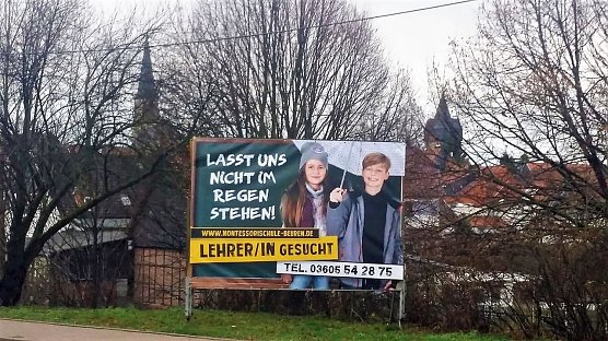 Plakatwand (Foto: Sabine Funke)