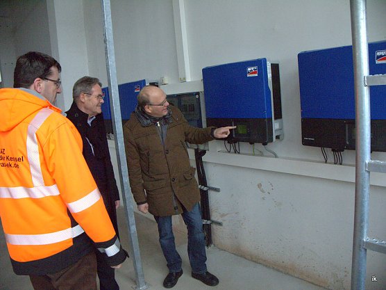 Solaranlage in Betrieb genommen (Foto: Ilka K&uuml;hn)