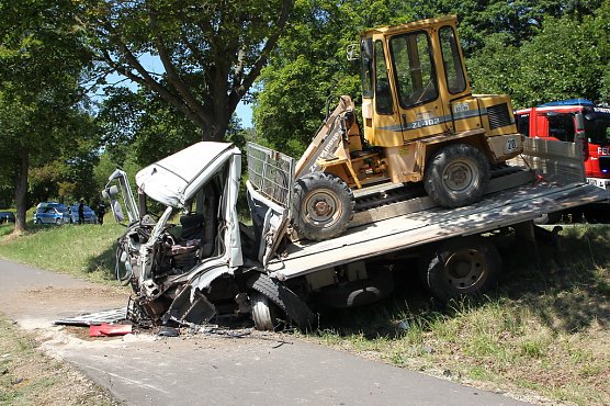LKW-Unfall (Foto: Silvio Dietzel)