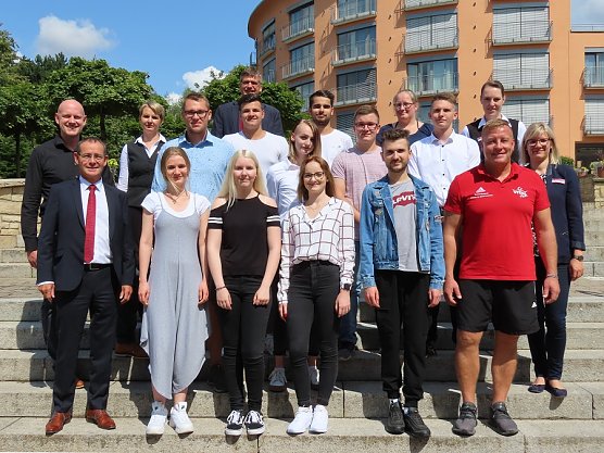 Neue Azubis (Foto: Vitalpark)