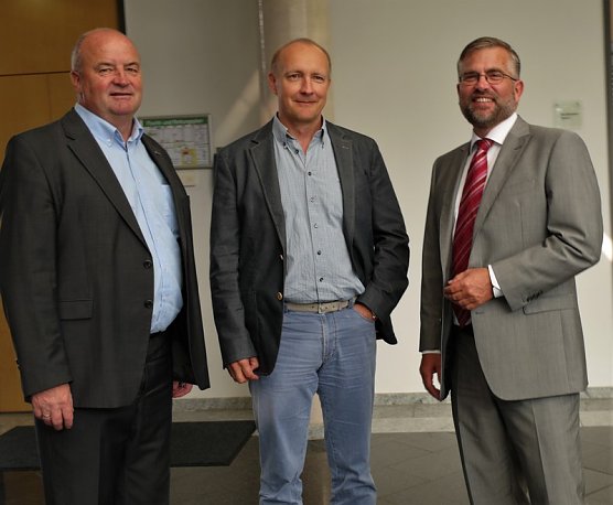 Horst Dornieden. Panu Ares, Karsten Frob&ouml;se (Foto: Ilka K&uuml;hn)