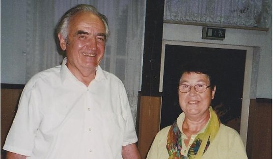 Werner Grobecker mit Martina Monecke (Foto: Gerhard Germeshausen)