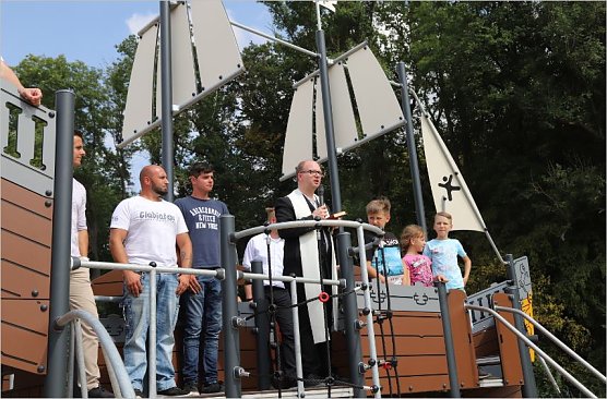 Einweihung Spielplatz in Hundeshagen (Foto: Ren&eacute; Wei&szlig;bach)