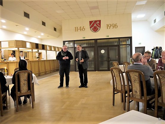 Beim Empfang (Foto: Ilka Kühn) Beim Empfang (Foto: Ilka Kühn)