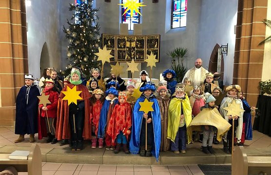 Sternsinger in Beuren (Foto: Marie-Theres Franke)