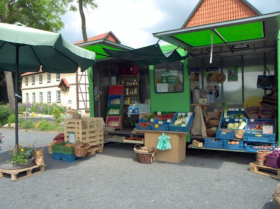Verkaufswagen Büschlebs Mühle (Foto: Ilka Kühn) Verkaufswagen Büschlebs Mühle (Foto: Ilka Kühn)