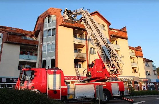Brand in Heiligenstadt (Foto: Feuerwehr Heiligenstadt)