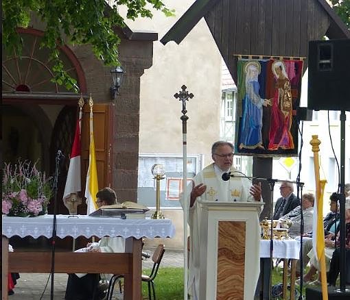 Predigt Pfarrer Gregor Arndt (Foto: Ramona D&ouml;lle)