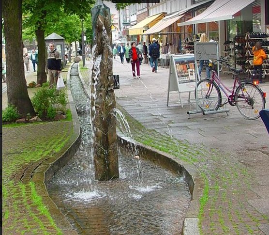 Grenzpfahlbrunnen auf der Marktstra&szlig;e (Foto: Stadt Duderstadt)