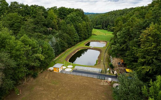 Biologische Kl&auml;ranlage in Thalwenden (Foto: Eichsfeldwerke)