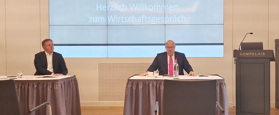 Preseegespr&auml;ch mit Altmaier und Voigt (Foto: nnz)