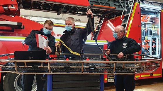 Dienstleiter in der Vorstellung  (Foto: Feuerwehr Heiligenstadt)