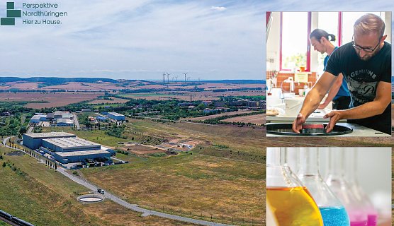 Bildmontage für Nordthüringer Gewerbegebiete (Foto: GEK) Bildmontage für Nordthüringer Gewerbegebiete (Foto: GEK)