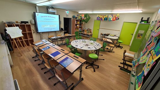 In den Klassenzimmern ist mittlerweile wieder Unterricht m&ouml;glich, was P&auml;dagogen und Kinder gleicherma&szlig;en freut. (Foto: Mathias Daniel)