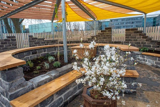 Ein Lounge-Garten aus dem Hause Galabau Killat (Foto: Garten-, Landschafts- und Sportplatzbau ) Ein Lounge-Garten aus dem Hause Galabau Killat (Foto: Garten-, Landschafts- und Sportplatzbau )