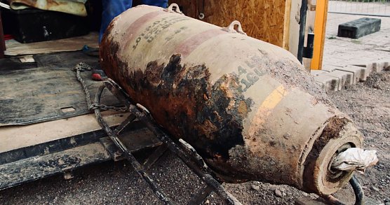 Entschärfte Weltkriegsbombe in Nordhausen - Archivbild (Foto: agl) Entschärfte Weltkriegsbombe in Nordhausen - Archivbild (Foto: agl)