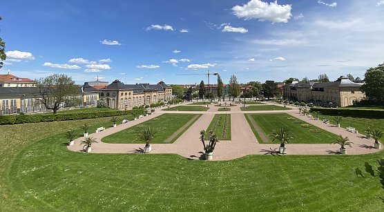 BUGA-Außengelände Gotha (Schloss Friedenstein) (Foto: oas) BUGA-Außengelände Gotha (Schloss Friedenstein) (Foto: oas)