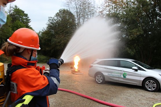 Nachwuchskr&auml;fte in Aktion (Foto: Feuerwehr Heiligenstadt)