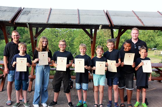 Erlebnisreiche Tage im Zeltlager und Auszeichnungen  (Foto: Feuerwehr Heiligenstadt)