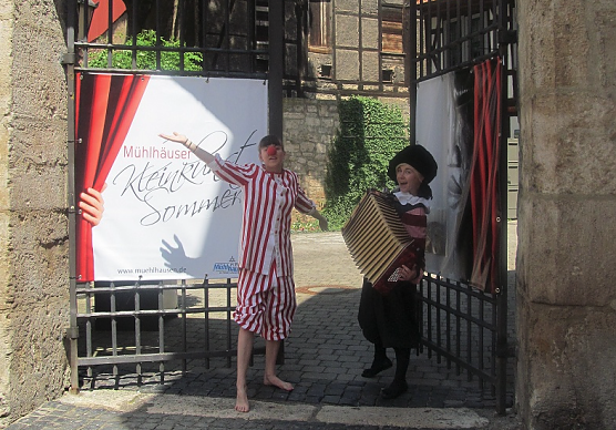 Mühlhausen lädt wieder zum Kleinkunstfestival (Foto: Tourist Information Mühlhausen) Mühlhausen lädt wieder zum Kleinkunstfestival (Foto: Tourist Information Mühlhausen)