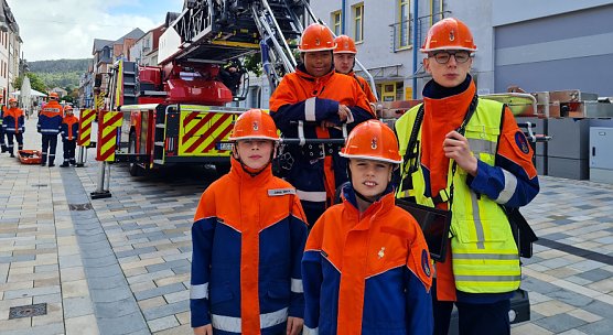 &Uuml;bungs-Einsatz f&uuml;r die Jugendfeuerwehr (Foto: Feuerwehr Heiligenstadt)