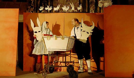 Die Weihnachtsgeschichte zu dritt erzählt und gespielt (Foto: Kulturland Hainleite) Die Weihnachtsgeschichte zu dritt erzählt und gespielt (Foto: Kulturland Hainleite)