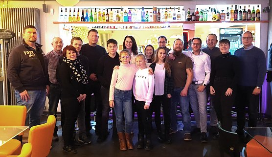 Kampfk&uuml;nstler auf der Weihnachtsfeier (Foto: J.Retzek)