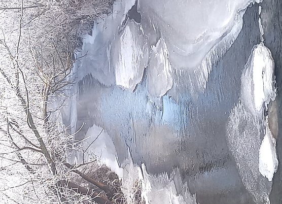 Eiswand (Foto: Sabine Preissler) Eiswand (Foto: Sabine Preissler)