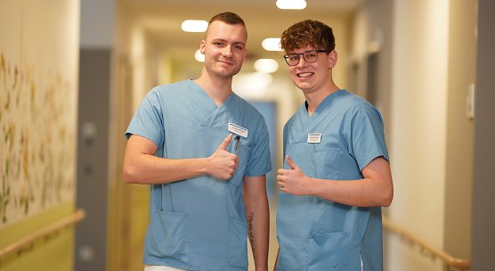 Auszubildende im Eichsfeld Klinikum (Foto: EK) Auszubildende im Eichsfeld Klinikum (Foto: EK)