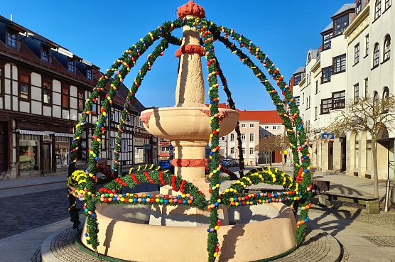 Zierbrunnen in Bleicherode (Foto: S.Kaufhold) Zierbrunnen in Bleicherode (Foto: S.Kaufhold)