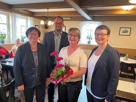 Christina Tasch, Thad&auml;us K&ouml;nig, Christiane Farke, Marion Frant (Foto: CDU Nordhausen)