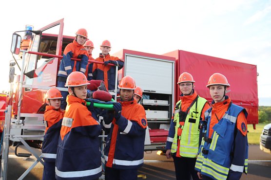 Berufsfeuerwehrtag bei der Jugendfeuerwehr (Foto: Feuerwehr Heiligenstadt )