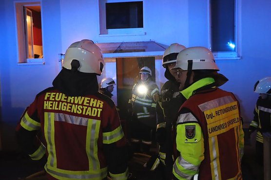 An der Einsatzstelle (Foto: Feuerwehr Heiligenstadt)