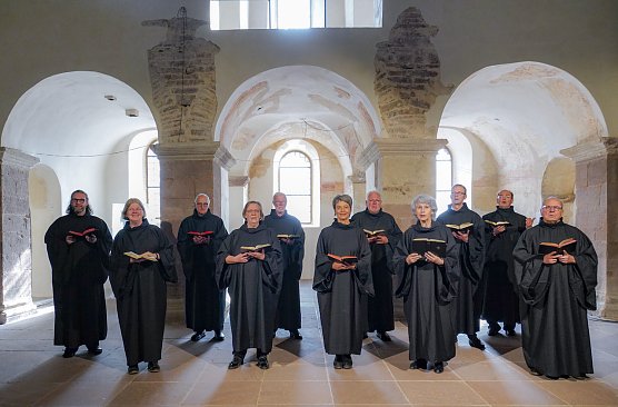 Gregorianik Schola Mariendm&uuml;nster-Corvey (Foto: Vox Organi)
