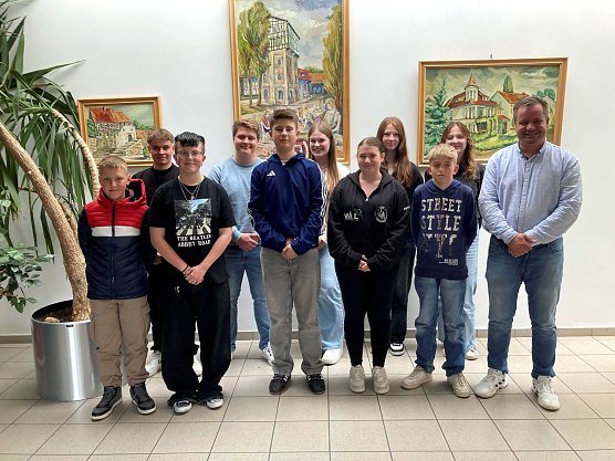 Der neue Jugendbeirat der Stadt Leinefelde-Worbis (Foto: Stadt Leinefelde-Worbis)