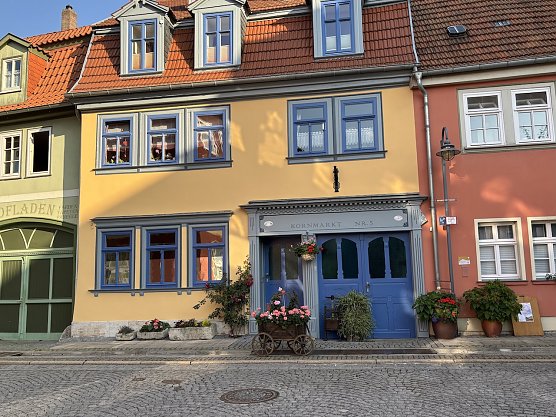 In der laut Reisereporter.de sch&ouml;nsten Kleinstadt Deutschlands: Kornmarkt Bad Langensalza (Foto: oas)